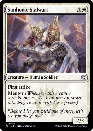 0073 Sunhome Stalwart U Ravnica: Clue Edition