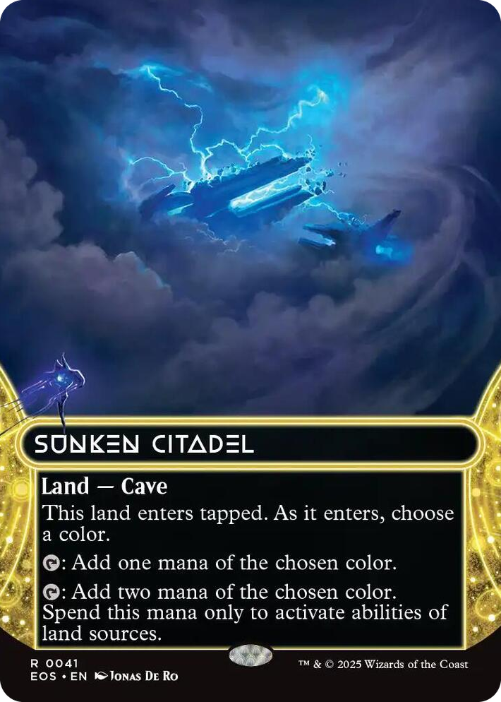 0041 Sunken Citadel (0041) (Borderless) R Edge of Eternities: Stellar Sights
