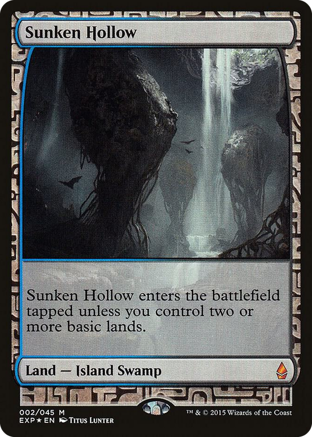 0002 Sunken Hollow M Zendikar Expeditions