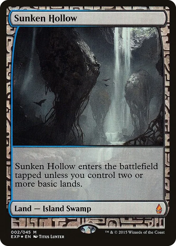 0002 Sunken Hollow M Zendikar Expeditions