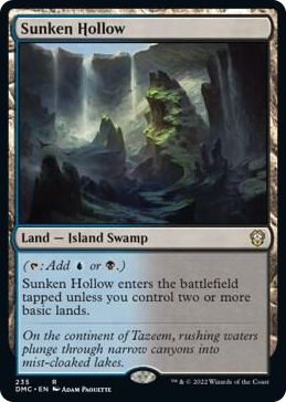 0235 Sunken Hollow R Commander: Dominaria United
