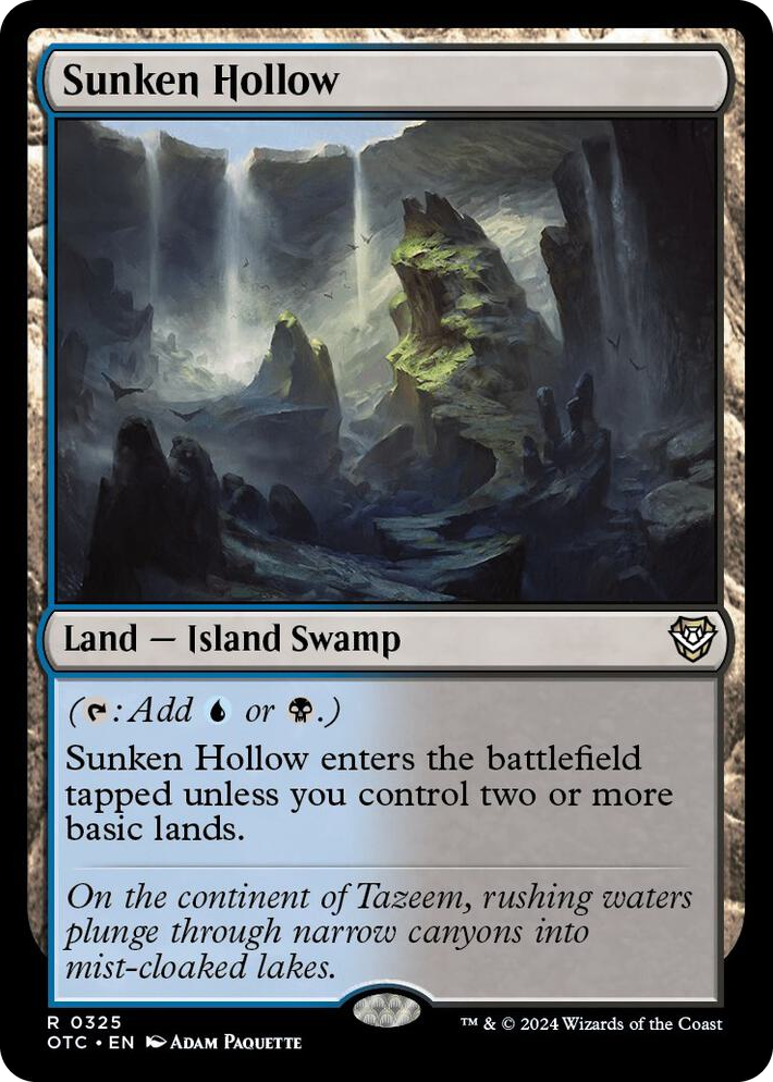 0325 Sunken Hollow R Commander: Outlaws of Thunder Junction