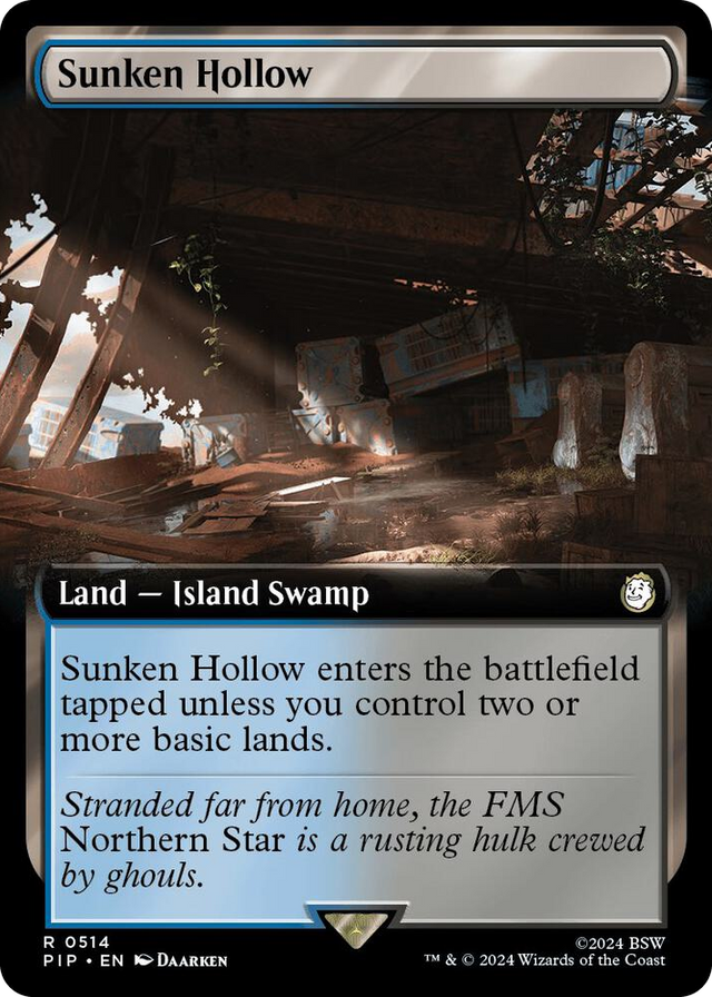 0514 Sunken Hollow (Extended Art) R Universes Beyond: Fallout