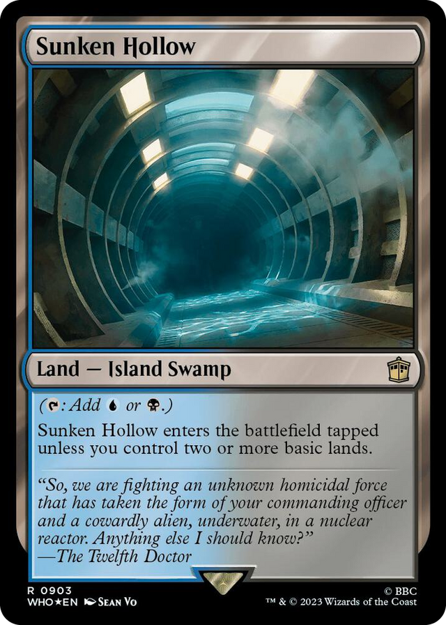 0903 Sunken Hollow (Surge Foil) R Universes Beyond: Doctor Who