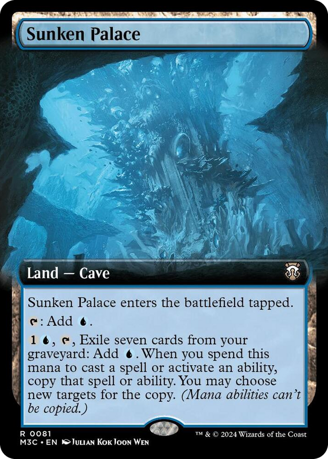 0081 Sunken Palace (Extended Art) R Commander: Modern Horizons 3