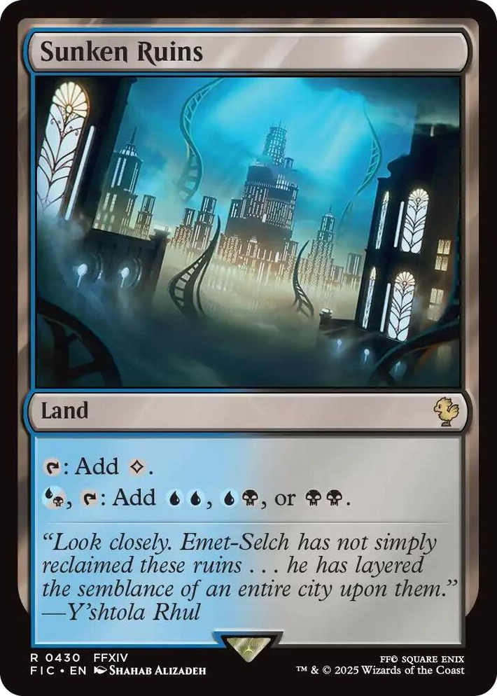 0430 Sunken Ruins R Commander: FINAL FANTASY