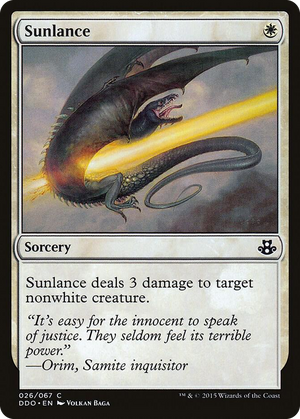 0026 Sunlance C Duel Decks: Elspeth vs. Kiora