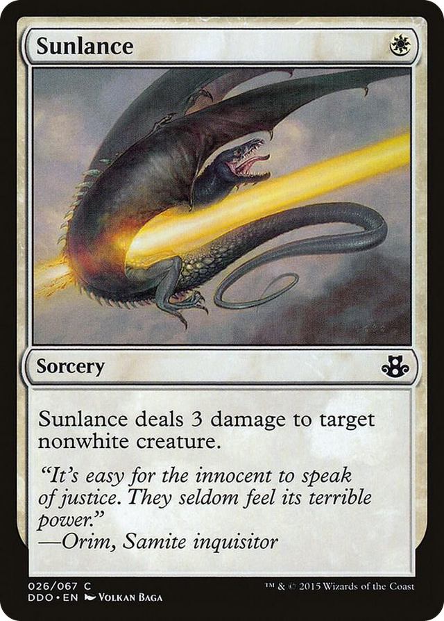 0026 Sunlance C Duel Decks: Elspeth vs. Kiora