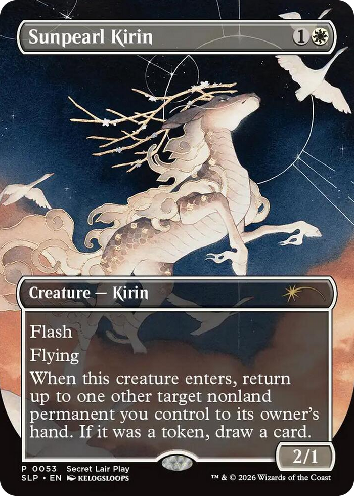 Sunpearl Kirin #53 P - Secret Lair Showdown Pokemon card