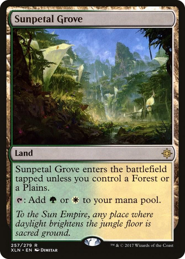 0257 Sunpetal Grove R Ixalan