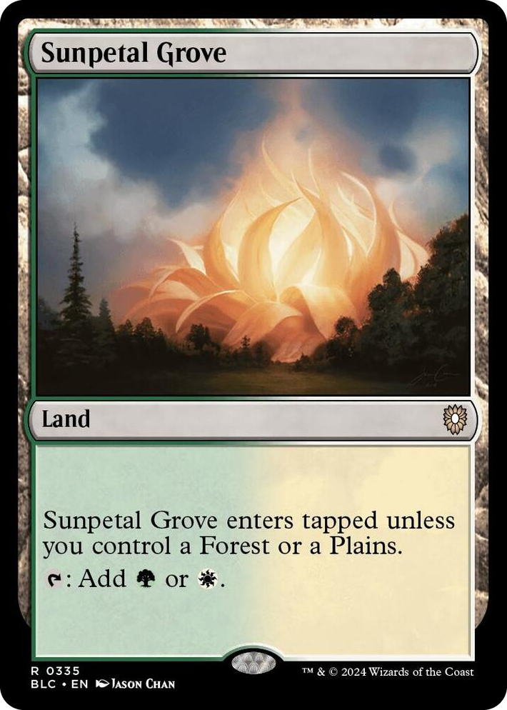 0335 Sunpetal Grove R Commander: Bloomburrow