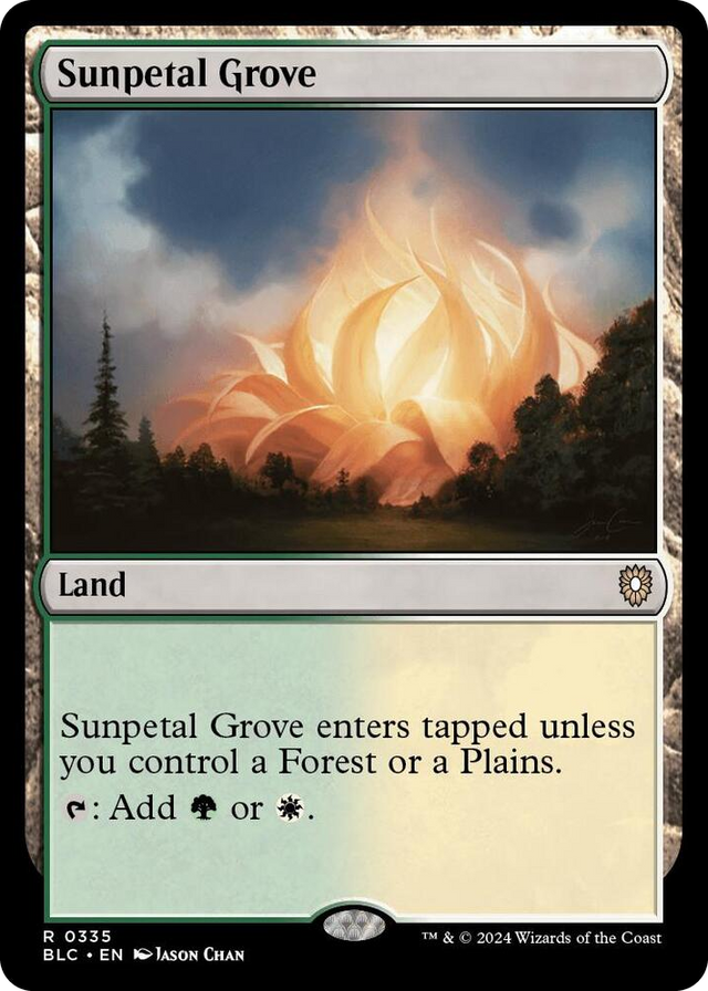 0335 Sunpetal Grove R Commander: Bloomburrow