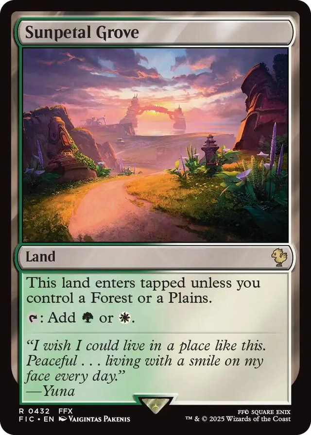 0432 Sunpetal Grove R Commander: FINAL FANTASY