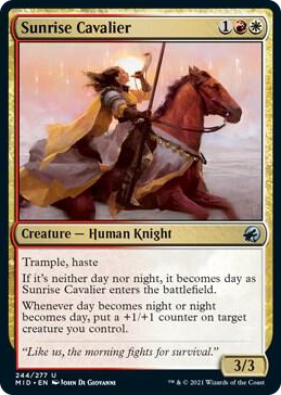 0244 Sunrise Cavalier U Innistrad: Midnight Hunt