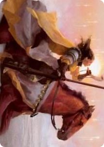 0069 Sunrise Cavalier Art Card S Art Series: Innistrad: Midnight Hunt