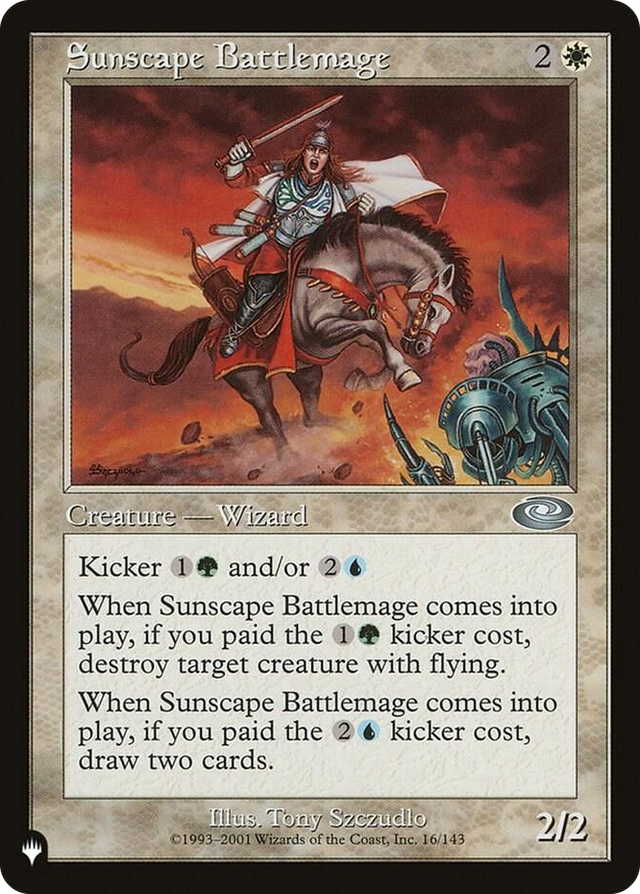 0016 Sunscape Battlemage U The List Reprints