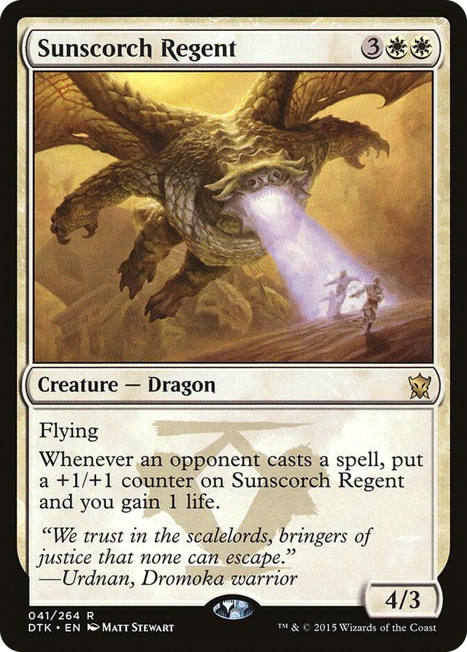 0041 Sunscorch Regent R Dragons of Tarkir