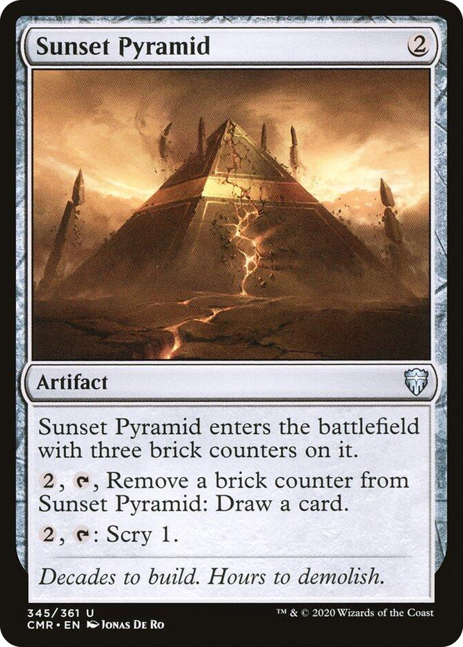 0345 Sunset Pyramid U Commander Legends