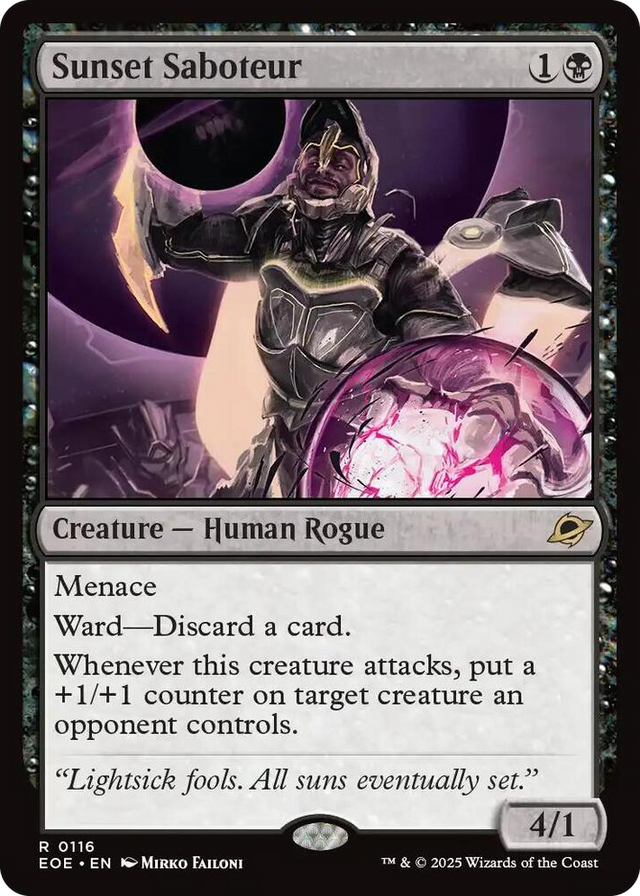 0116 Sunset Saboteur R Edge of Eternities