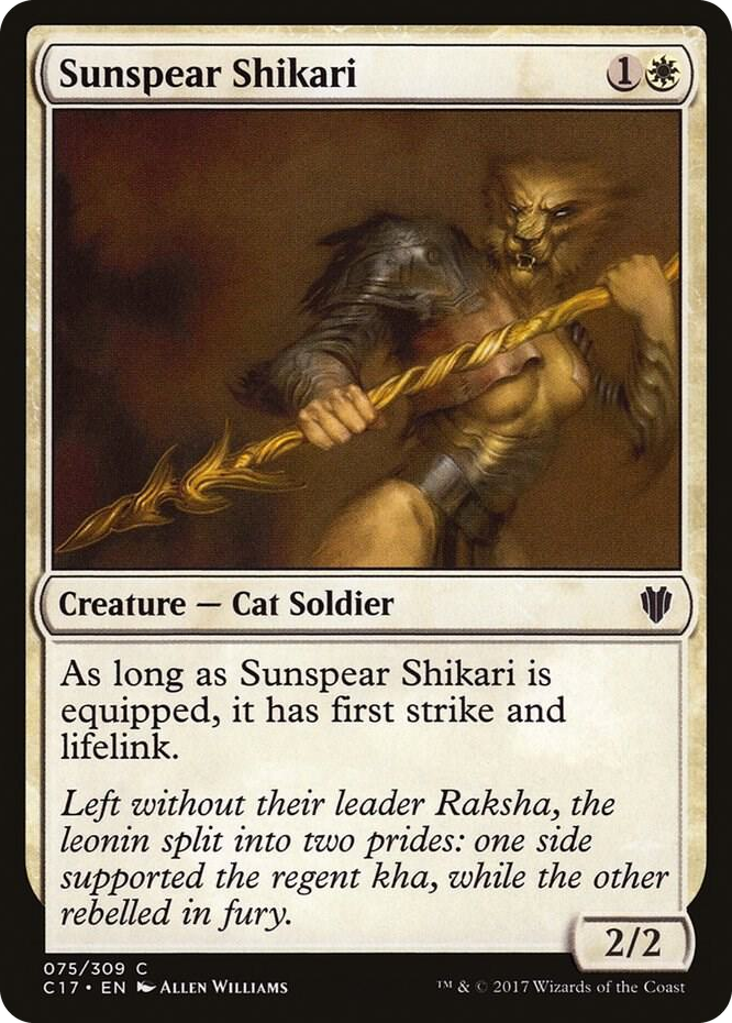 0075 Sunspear Shikari C Commander 2017