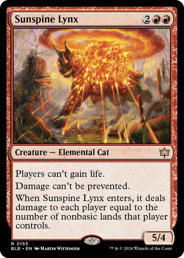 0155 Sunspine Lynx R Bloomburrow