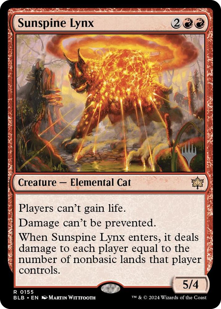 0155 Sunspine Lynx R Promo Pack: Bloomburrow
