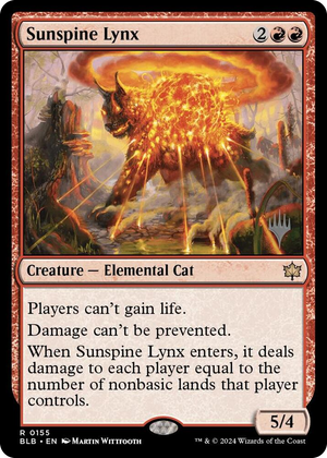 0155 Sunspine Lynx R Promo Pack: Bloomburrow