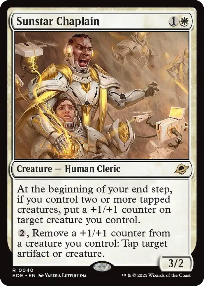Sunstar Chaplain #40 R - Edge of Eternities Pokemon card