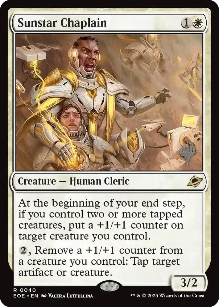 0040 Sunstar Chaplain R Promo Pack: Edge of Eternities