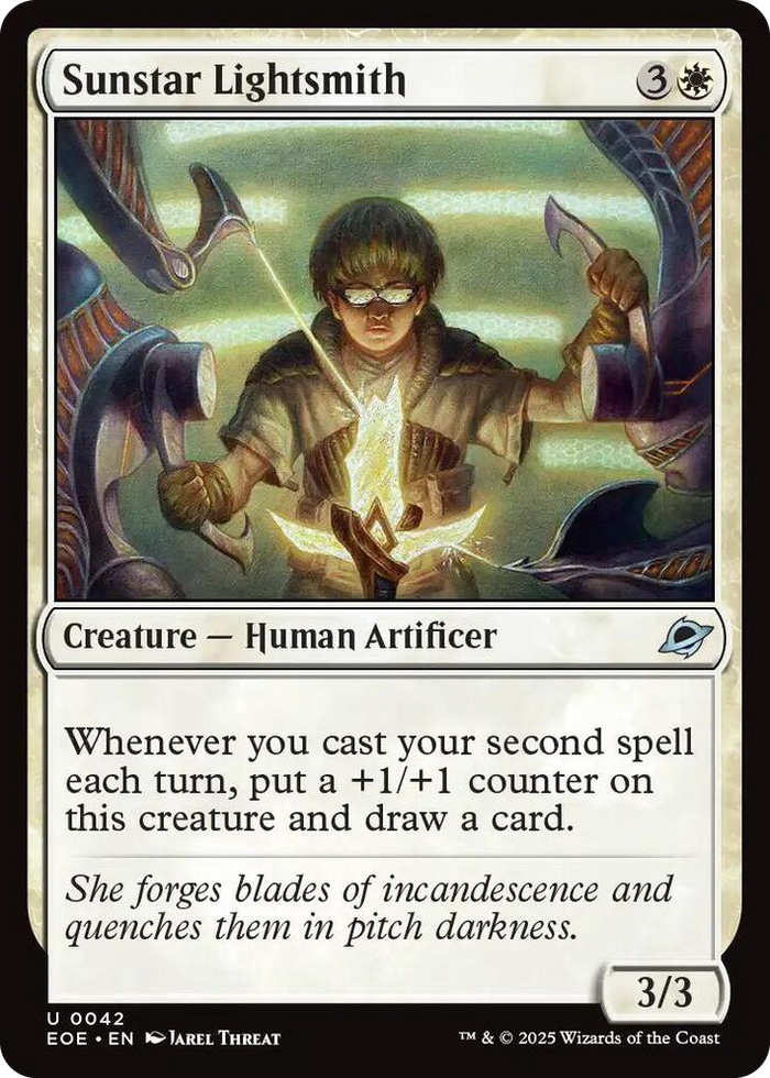 Sunstar Lightsmith #42 U - Edge of Eternities Pokemon card