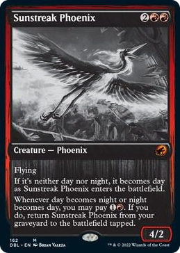 Sunstreak Phoenix #162 M - Innistrad: Double Feature Pokemon card