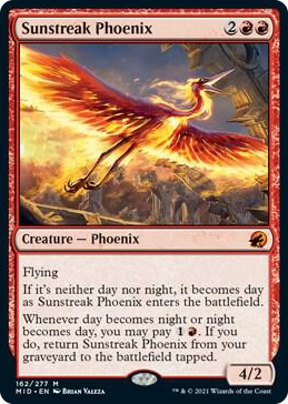 0162 Sunstreak Phoenix M Innistrad: Midnight Hunt