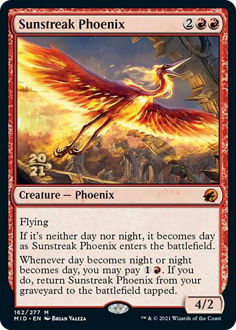 0162 Sunstreak Phoenix M Prerelease Cards