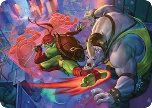 0044 Super Combo Art Card S Art Series: Teenage Mutant Ninja Turtles