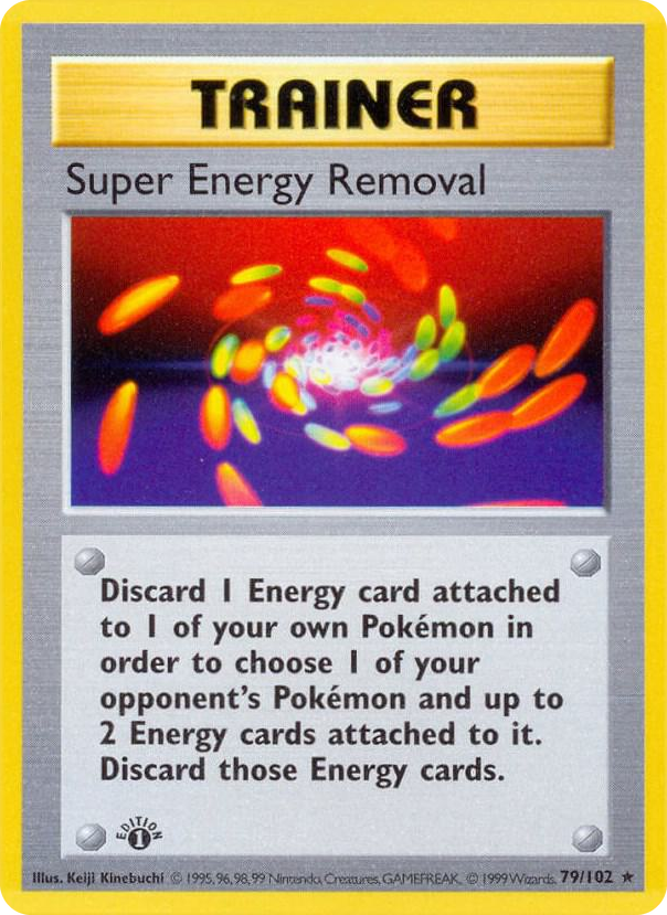 0079 Super Energy Removal Rare Base Set (Shadowless)
