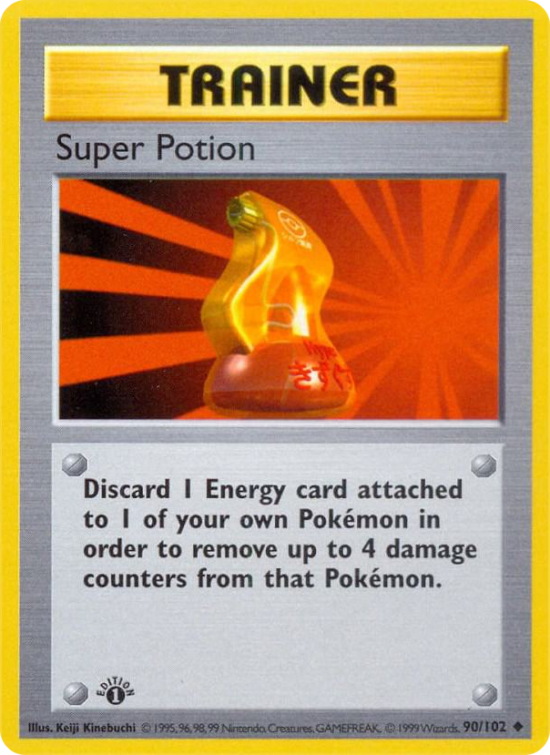 0090 Super Potion Uncommon Base Set (Shadowless)