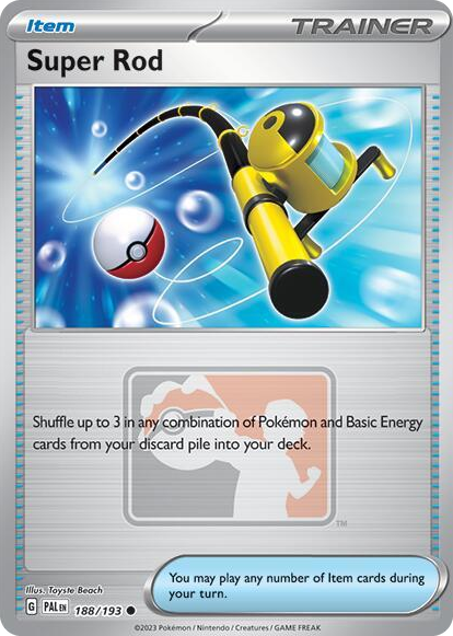 0188 Super Rod Promo League & Championship Cards
