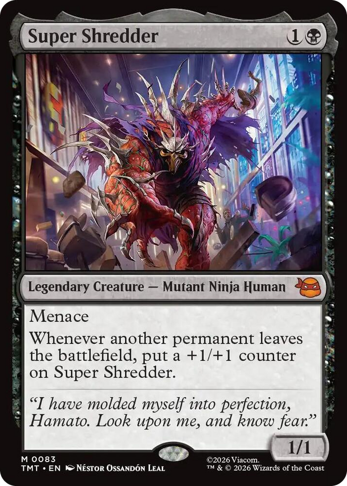 0083 Super Shredder M Teenage Mutant Ninja Turtles