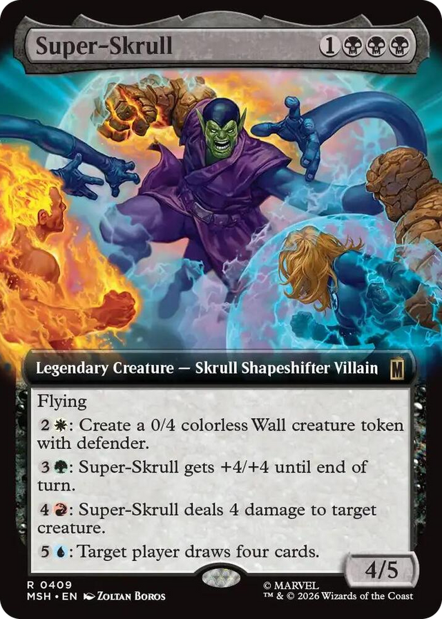 0409 Super-Skrull (Extended Art) R Marvel Super Heroes