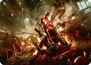 0032 Superior Spider-Man Art Card (Gold-Stamped Signature) S Art Series: Marvel's Spider-Man
