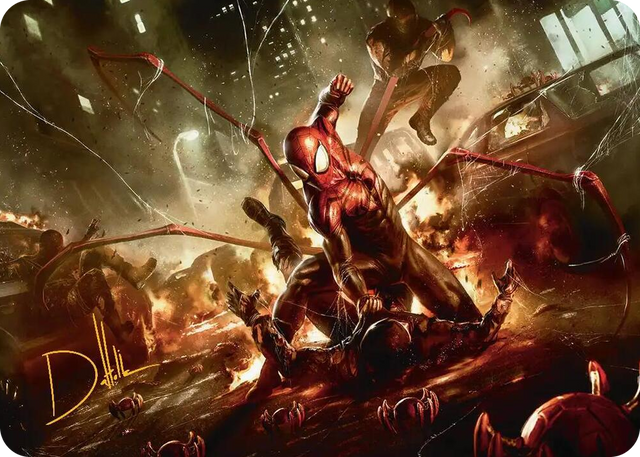 0032 Superior Spider-Man Art Card (Gold-Stamped Signature) S Art Series: Marvel's Spider-Man
