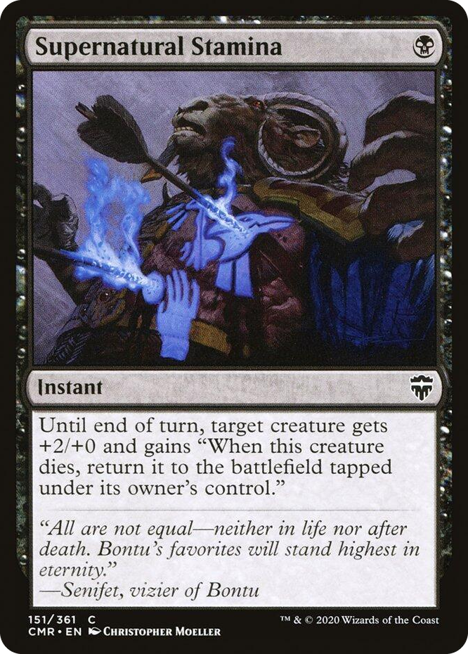 0151 Supernatural Stamina C Commander Legends