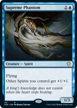 0115 Supreme Phantom R Commander: Innistrad: Crimson Vow