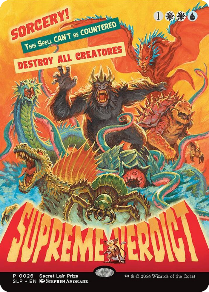 Supreme Verdict #26 P - Secret Lair Showdown Pokemon card