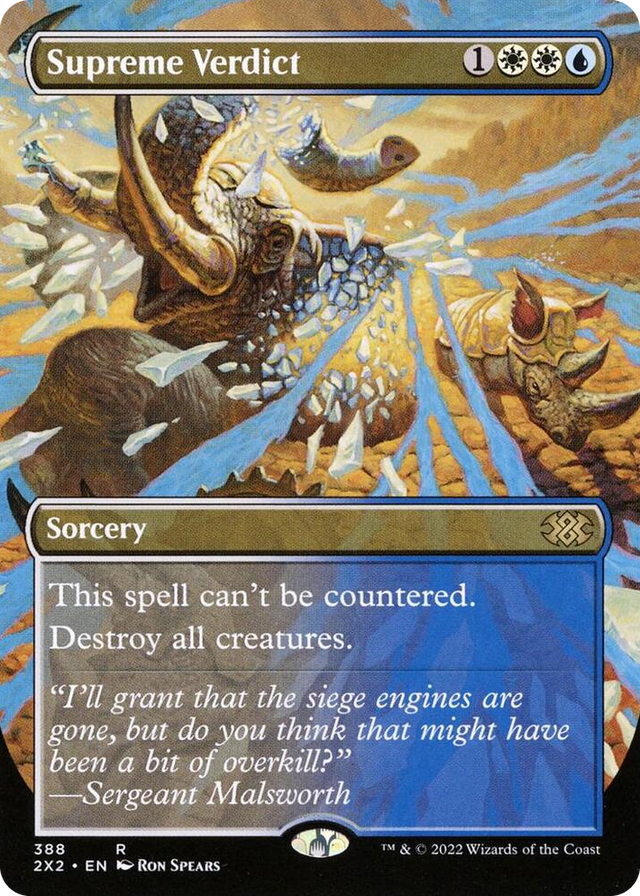 0388 Supreme Verdict (Borderless) R Double Masters 2022