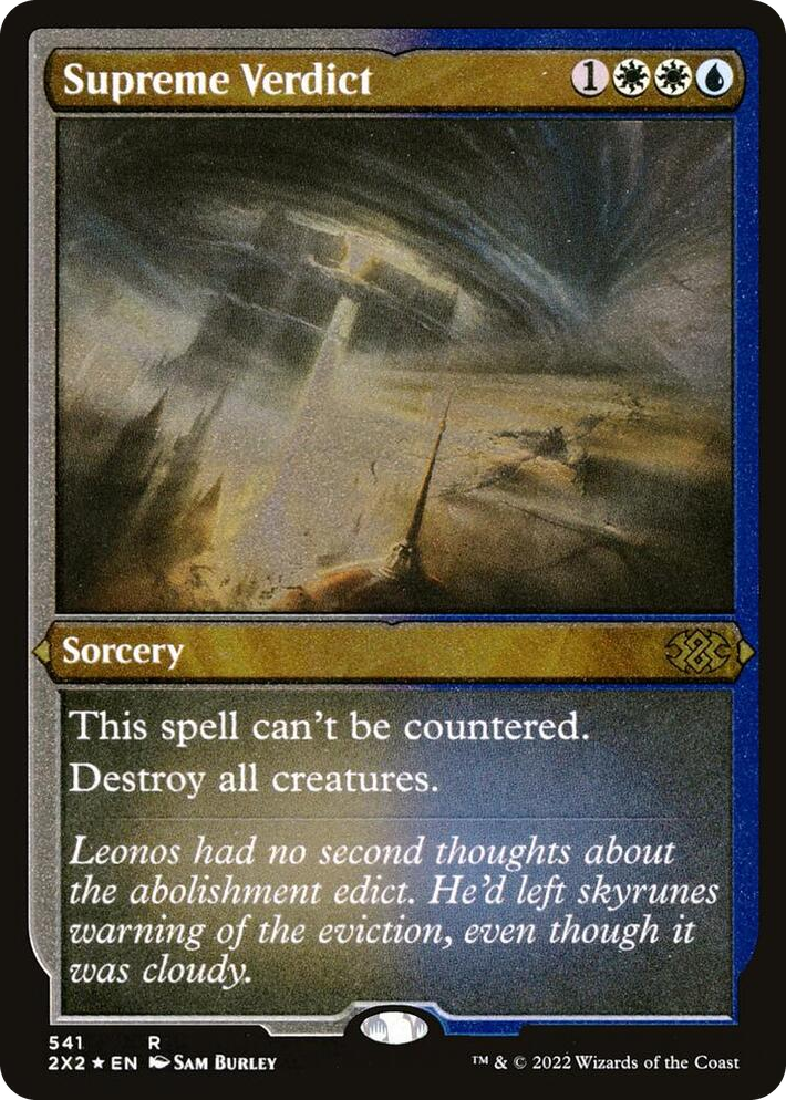 0541 Supreme Verdict (Foil Etched) R Double Masters 2022
