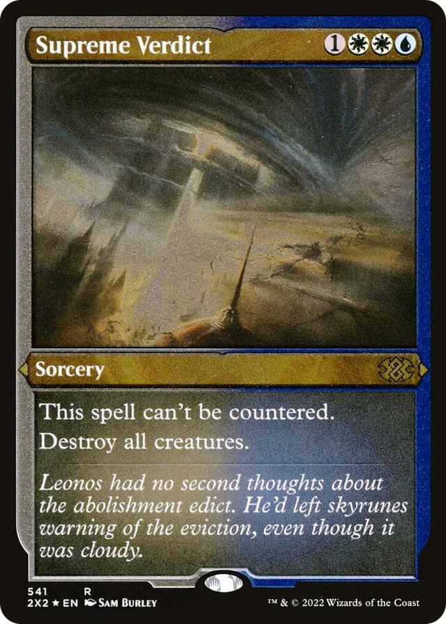 0541 Supreme Verdict (Foil Etched) R Double Masters 2022