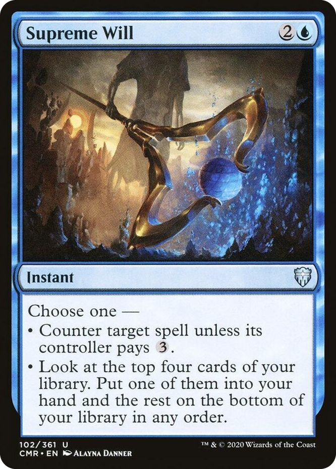0102 Supreme Will U Commander Legends