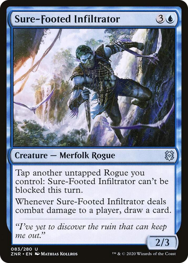 0083 Sure-Footed Infiltrator U Zendikar Rising