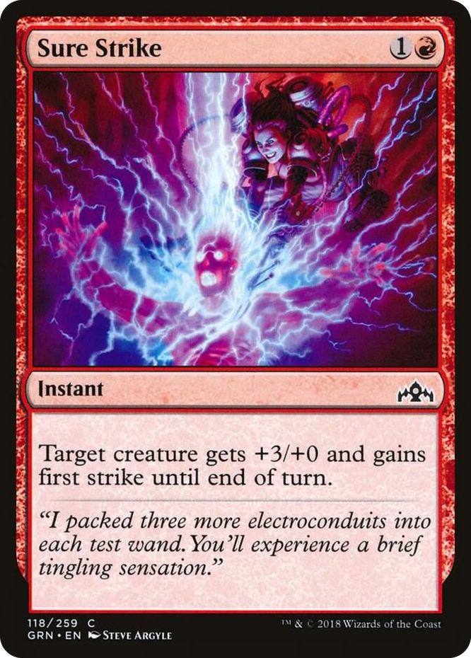 0118 Sure Strike C Guilds of Ravnica